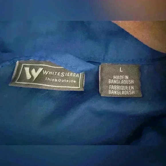 White Sierra Think Outside Men's Windbreaker Jacket (U6) - Picture 8 of 9